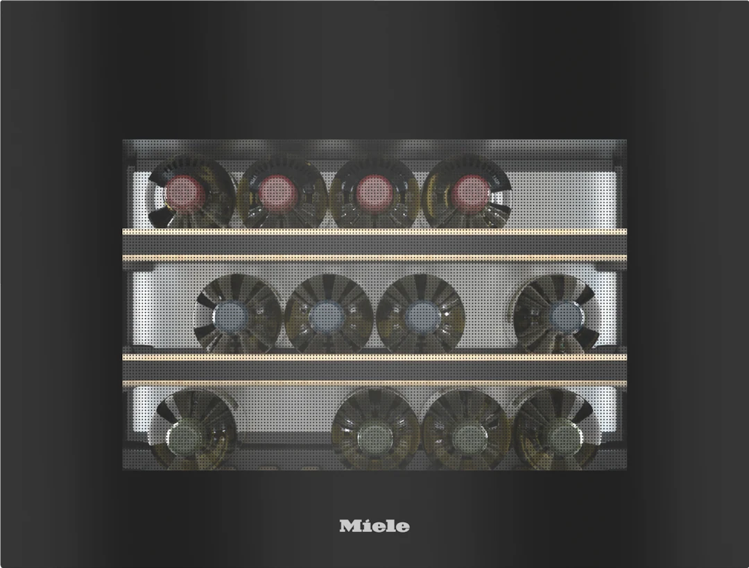 Miele KWT 7112 iG, Obsidian Black glass