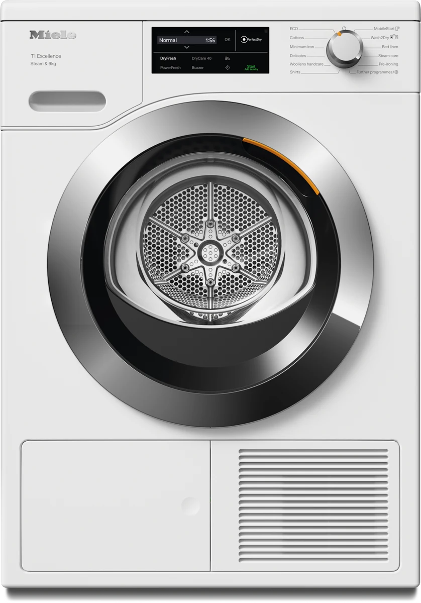 Miele TEL785WP Steam&9kg, Lotus white